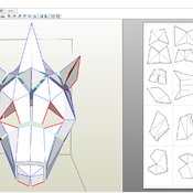 Unicorn papercraft mask - nerdyvi. Paper masks ready to print and ...
