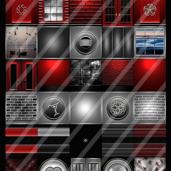 collection rs red silver 30 textures new pack for imvu 