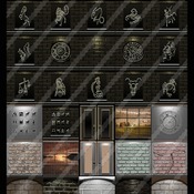 twenty packs 615 new textures for imvu rooms