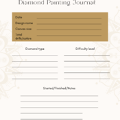 Diamond painting Journal