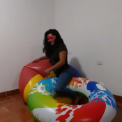 Swimming ring mouth blow