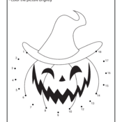 Halloween activity colouring book