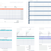 Sales Pro Business Forms Excel Sheets | Invoices and Receipts Sheets |Download