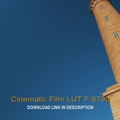 Cinematic Film LUT F-8700