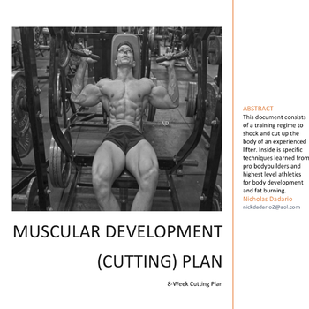 8-Week Cutting Plan