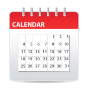 Basic Black And White Calendar