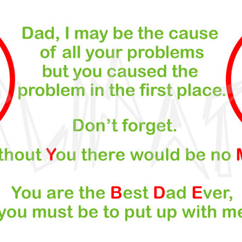 27 Cause of your Problems Father's Day.