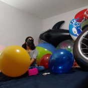 Sit to pop Balloons!! Ary