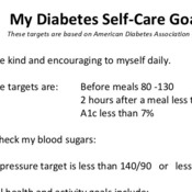 Diabetes Self Care Cheat Sheet Set | PDF download | 14 pages