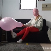 Video 153 - tight blowing & kick to pop 3 balloons