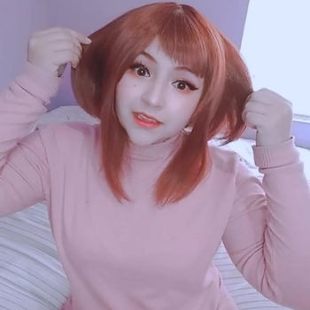 Full Selfis Uraraka pijama