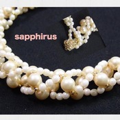 Pearl Leave Floral Bridal Jewelry Sets, antique gold beads Wedding jewelry necklace project tutorial