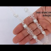 Pure white pearl collar necklace project tutorial