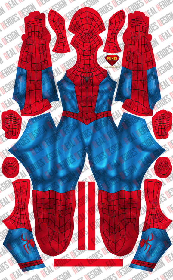 Spider-Man No Way Home Final Swing Suit Pattern V6 - Real Heroes Design ...