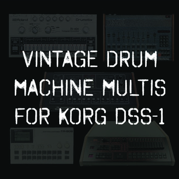 Vintage Drum Machine Samples - Korg DSS-1X Multi Format