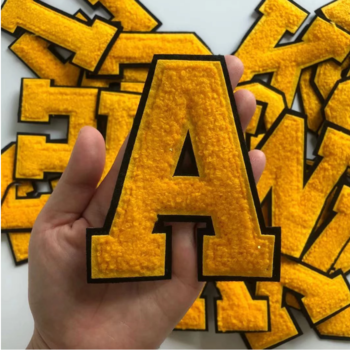 reserved listing--ree shipping Large Letters Towel Embroidered Iron On Patches Sew On Accessories DIY Name Patch Applique A~Z