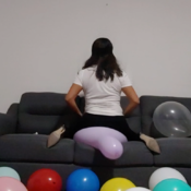 Ary ride and nail to pop balloons!! - julielooner. On this video Ary ...