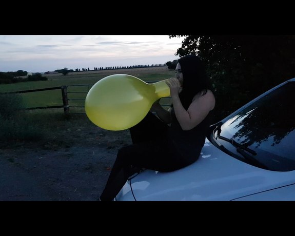 Dana b2p yellow BB120'' auf der Motorhaube