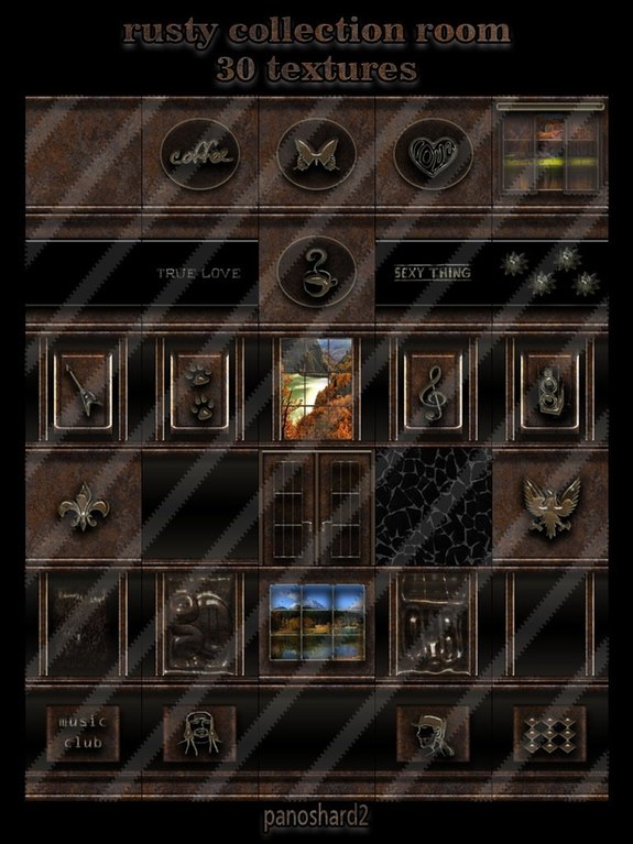 rusty collection room 30 textures for imvu 