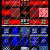 two colors 30 textures for imvu clubs 