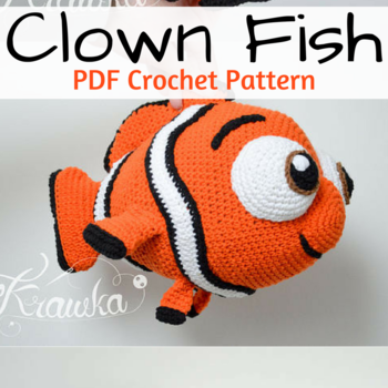 Crochet Nemo fish pattern