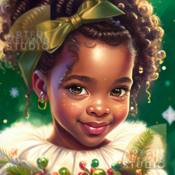 AMARIS | Cool Christmas Kids | PNG Printable File