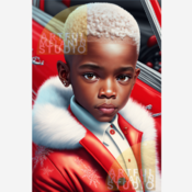 AMIR | Cool Christmas Kids | PNG Printable File