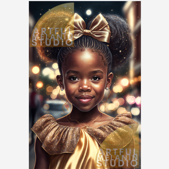 IMANI | Cool Christmas Kids | PNG Printable File