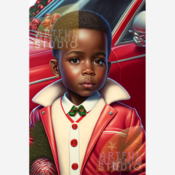 JABARI | Cool Christmas Kids | PNG Printable File