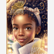 LOLA | Cool Christmas Kids | PNG Printable File