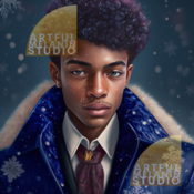 MIKE | Cool Christmas Kids | PNG Printable File