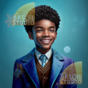 ZAIRE | Cool Christmas Kids | PNG Printable File