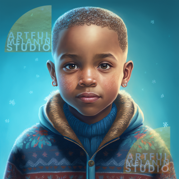 JAY | Cool Christmas Kids | PNG Printable File