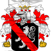 Churchill Coat of Arms Line Drawing.