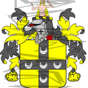 Ellis Coat of Arms and Crest.