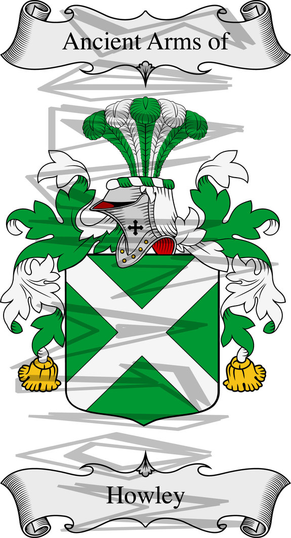 Howley Coat of Arms with Crest.