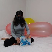 Blue intex whale blow by Ary