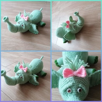 Crochet elephant pattern