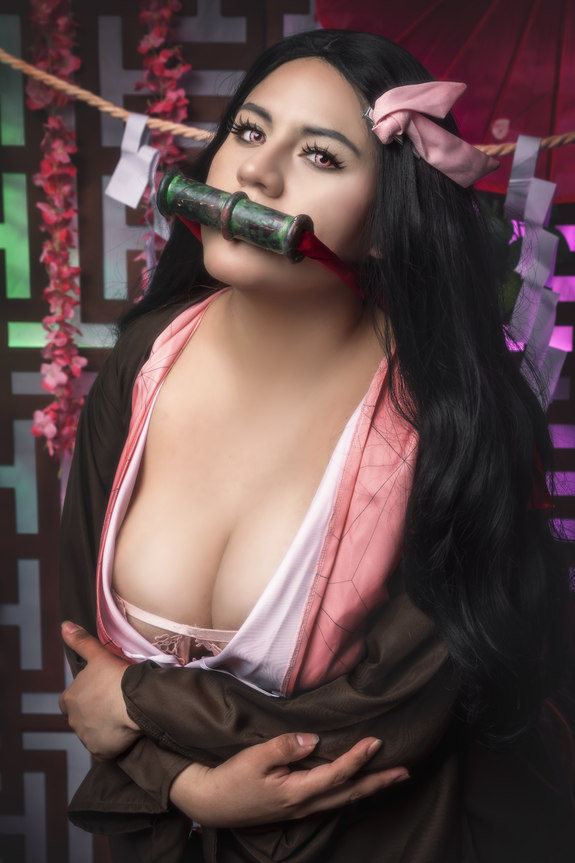 Nezuko Sesion casual y Sesion sexy en lenceria (con selfies Extras)
