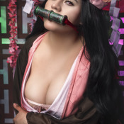 Nezuko Sesion casual y Sesion sexy en lenceria (con selfies Extras)