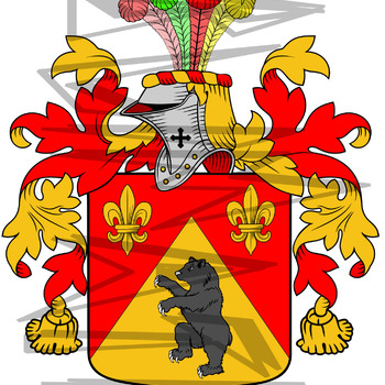 Zeitier Coat of Arms with Crest.