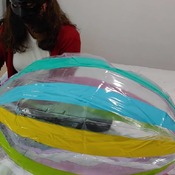Beachball blow by electric pump
