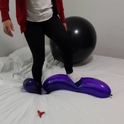 Blow and sit to pop balloons by Ary!!
