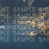 The city of Avalon at Catalina Island