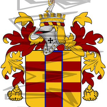 Ximenes Coat of Arms with Crest.