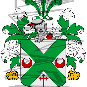 Clarkesone Coat of Arms with Crest.