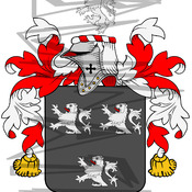 Newman Coat of Arms with Crest.