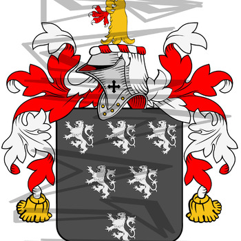 Eagle Coat of Arms with Crest.