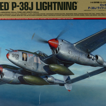 P-38J Lightning Model