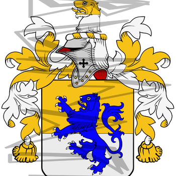 Yerbury Coat of Arms with Crest.